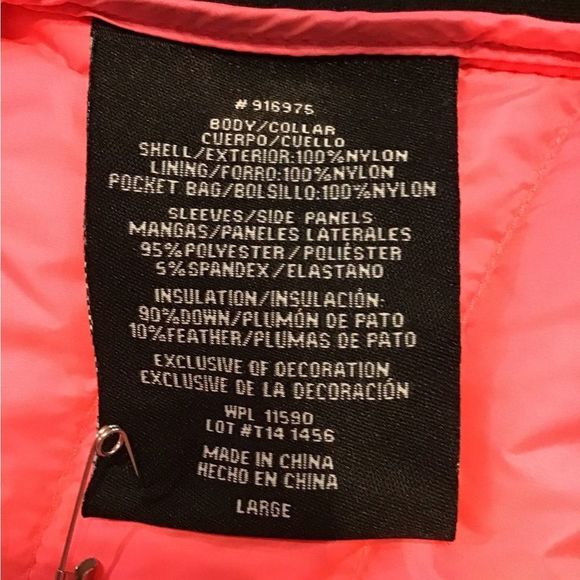 Weatherproof 32 degrees pink puffer jacket size large - Picture 6 of 10